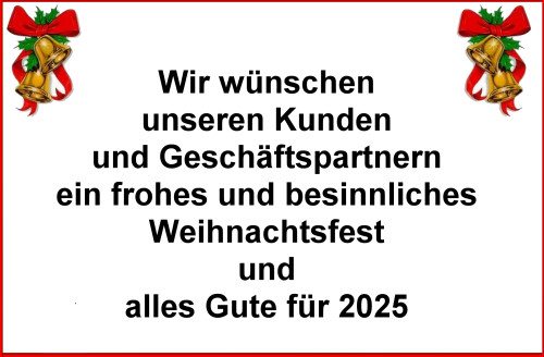 Weihnachtsgrüße 2024