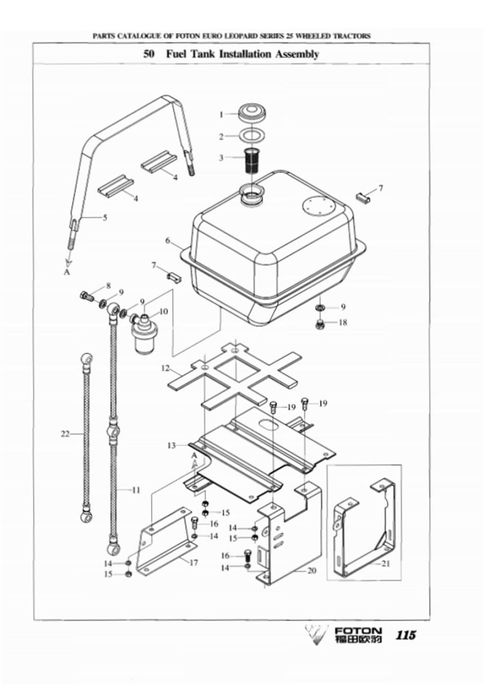 Kraftstoffhahn m. Wassersack für Blechtank